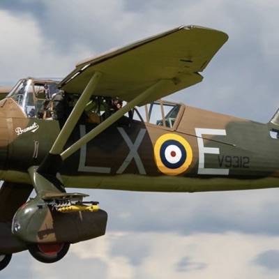 G-CCOM Westland Lysander French Air Force, EGSU → EGWC, 14 Jun 2026, photographed by BROWNIE
