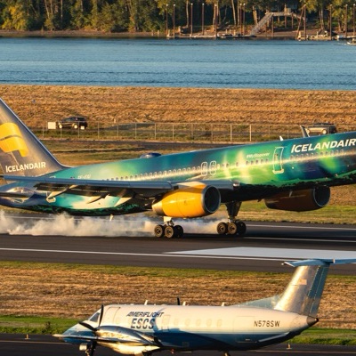 TF-FIU Boeing 757-200 Icelandair, PDX → KEF, 8 Oct 2025, photographed by Space_.Aviation