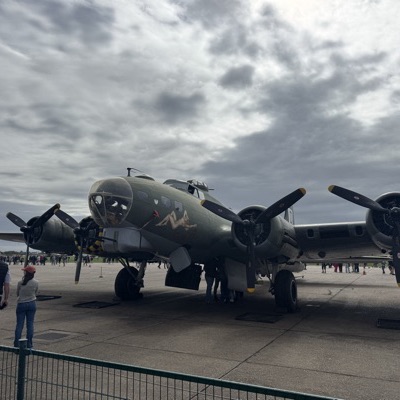G-BEDF Boeing B-17 Flying Fortress United States Air Force, 12 Sept 2026, photographed by TC