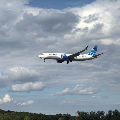 N47357 Boeing 737 MAX 8 United Airlines, AR-0328 → BWI, 15 Jun 2026, photographed by Air33013