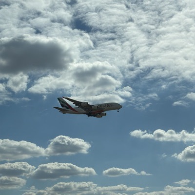 A6-EOK Airbus A380-800 Emirates, DXB → CDG, 11 Sept 2026, photographed by PRS Spotter