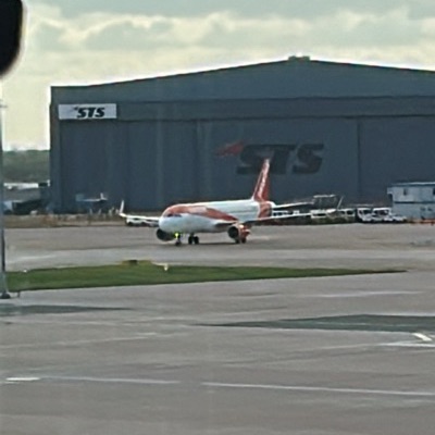 G-ZXIF Airbus A321neo easyJet, AGP → MAN, 3 Oct 2026, photographed by Alpha Crimson Watcher