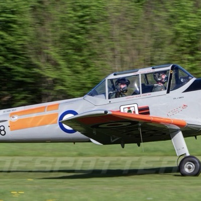 WK518 DE Havilland DHC-1 Chipmunk Royal Air Force, QCY → EGWC, 15 Jun 2026, photographed by BROWNIE