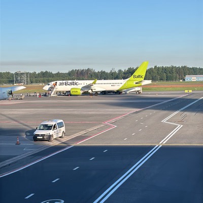 YL-AAZ Airbus A220-300 airBaltic, HEL → RIX, 20 Jun 2026, photographed by Aviator32020