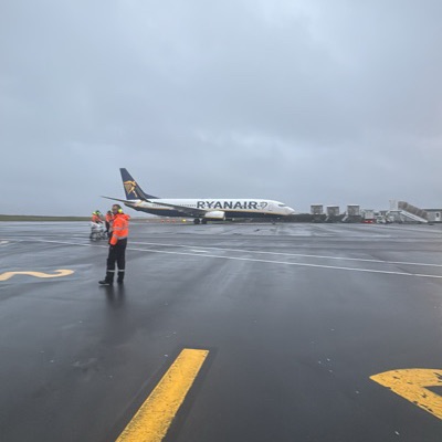 EI-GXK Boeing 737-800 Ryanair, NOC → STN, 18 Sept 2026, photographed by Sennan O’Connor