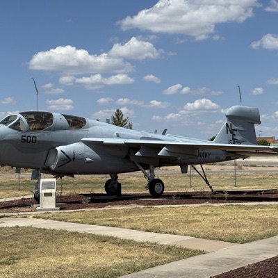 158034 Grumman A-6 Intruder United States Air Force, TIK, 5 Sept 2026, photographed by SPUR