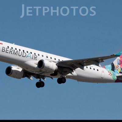 VQ-BLX Embraer ERJ-190-100 BermudAir, BDA → YYZ, 11 Jun 2026, photographed by KatKill